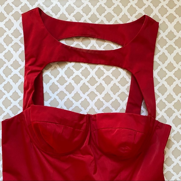 BB Dakota Kassia Red Dress - Picture 4 of 5